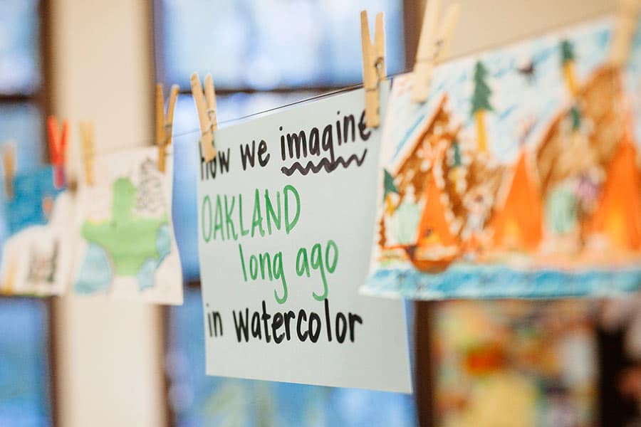 Children's paintings of Oakland history