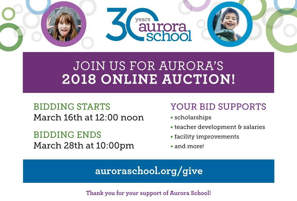 2018 Aurora Online Auction